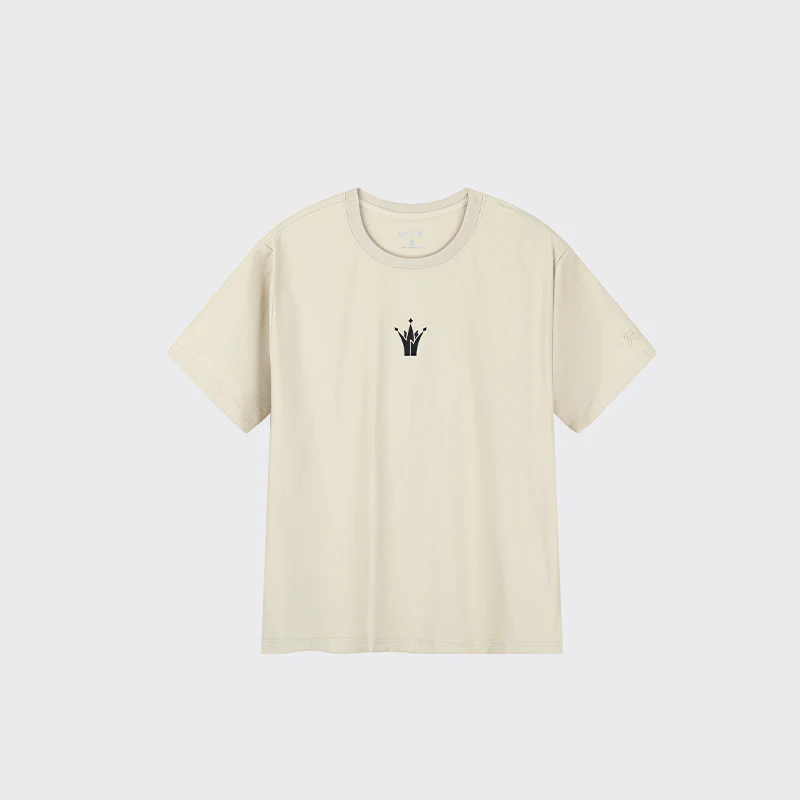 Nikola Jokić - Crown Basketball T- shirt:Light Brown