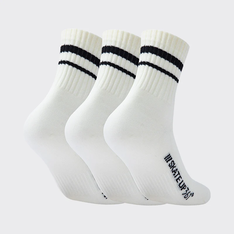 361° Everyday Socks (3 Pairs):White 6 361° Everyday Socks (3 Pairs):White